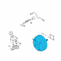 OEM 2007 Hyundai Veracruz Booster Assembly-Brake Diagram - 59110-3J300--DS