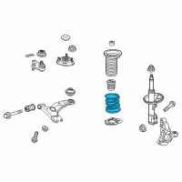 OEM 2020 Toyota Prius Prime Coil Spring Diagram - 48131-47430