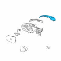 OEM 2017 Kia Sorento Scalp-Outside Rear View Mirror,LH (Paint To Match) Diagram - 87616C6000