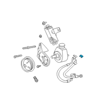 OEM 1999 Dodge Dakota Clamp-Hose Diagram - 33000784