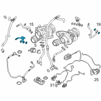 OEM BMW Pipe Diagram - 11-53-7-589-099