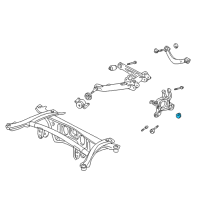 OEM Lexus LS430 Plate, Rear Suspension Toe Adjust, NO.2 Diagram - 48452-32040