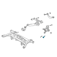 OEM 2001 Toyota Celica Lower Control Arm Adjust Bolt Diagram - 48409-32040