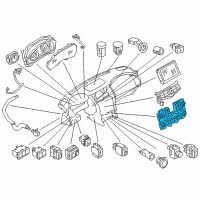 OEM 2016 Infiniti QX80 Switch Assembly-ACCEL Pedal Diagram - 25391-1LA9B