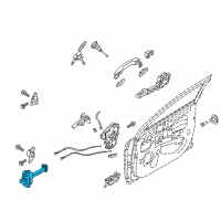 OEM 2022 Kia Rio Checker Assembly-Front Door Diagram - 79380H8000
