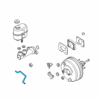 OEM 2009 Dodge Durango Hose-Brake Booster Vacuum Diagram - 52855812AB