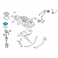 OEM 2019 Hyundai Elantra Cover-Fuel Pump Plate Diagram - 31152-F3500