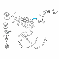 OEM 2017 Hyundai Elantra Hose-Fuel Filler Neck Diagram - 31036-F3500