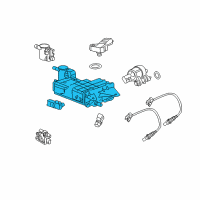 OEM 2016 Cadillac SRX Vapor Canister Diagram - 25949888