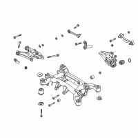 OEM 2013 BMW X5 Self-Locking Collar Nut Diagram - 33-32-6-760-383