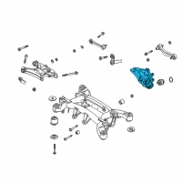 OEM 2005 BMW X5 Wheel Carrier, Rear Left Diagram - 33-32-1-095-239