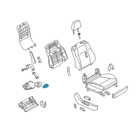 OEM 2007 Infiniti M35 Cushion Ted Diagram - 873D7-EH10B