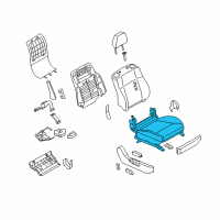 OEM 2006 Infiniti M35 Cushion Complete-Front Seat R Diagram - 873A2-EH33A