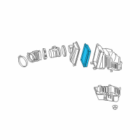 OEM 2006 Chevrolet Monte Carlo Filter Element Diagram - 10350737