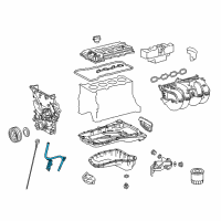 OEM 2017 Toyota Tacoma Guide Tube Diagram - 11409-75071