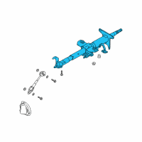 OEM 2001 Hyundai Elantra Column Assembly-Upper Diagram - 56310-2D100