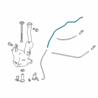 OEM Acura Tube (870MM) Diagram - 76857-TM8-003