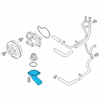 OEM Toyota GR86 Water Outlet Diagram - SU003-00113