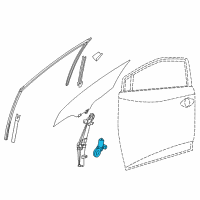 OEM 2019 Nissan Rogue Motor Assy-Regulator, RH Diagram - 80730-4BA1A