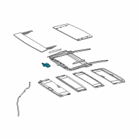 OEM 2016 Lexus ES300h Gear Assembly, Sliding Roof Diagram - 63260-33130