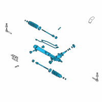 OEM 2004 Pontiac Aztek Gear Kit, Steering (Remanufacture) Diagram - 19330442
