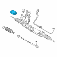 OEM BMW 640i xDrive Power Steering Control Module Diagram - 32436870493