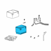 OEM 2001 Pontiac Grand Am Batteries Diagram - 75DT7YR