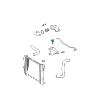 OEM 2007 Toyota FJ Cruiser Cap Assembly Diagram - 16405-50051