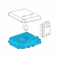 OEM 2004 Chevrolet Blazer Block Asm-Accessory Wiring Junction Diagram - 15132462