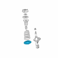 OEM 2019 Toyota Sienna Lower Insulator Diagram - 48158-08010