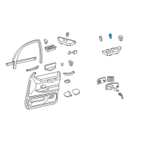 OEM 2004 Mercury Marauder Trunk Lid Switch Diagram - XW7Z-54432A38-AA