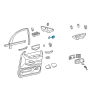 OEM 2007 Ford Crown Victoria Seat Switch Diagram - 7W1Z-14A701-AA