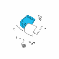 OEM 2001 Ford Focus Lift Gate Diagram - 2M5Z-6140110-CA