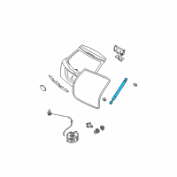 OEM Ford Focus Support Cylinder Diagram - 5S4Z-61406A10-A