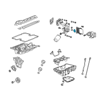 OEM Cooler Core Seal Diagram - 12699378