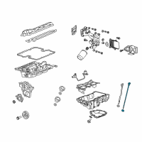 OEM 2019 Cadillac XTS Dipstick Diagram - 12620465