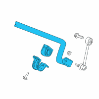 OEM 2018 Cadillac XT5 Stabilizer Bar Diagram - 84619142