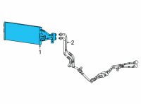 OEM Jeep Grand Cherokee L Cooler-Transmission Oil Diagram - 68488312AA