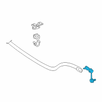 OEM Lexus SC430 Link Assy, Front Stabilizer, RH Diagram - 48820-30030