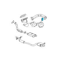 OEM 2005 Chrysler Town & Country Gasket-Crossover Pipe Diagram - 4781040AA