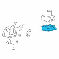 OEM 2015 Buick Regal Modulator Valve Diagram - 23227010