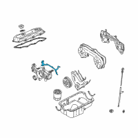 OEM Infiniti Gasket-Oil Pump To Cylinder Block Diagram - 15066-0W000