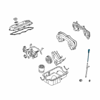 OEM Nissan Pathfinder Gauge-Oil Level Diagram - 11140-0W000