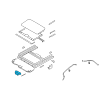 OEM 2008 Hyundai Elantra Motor Assembly-Sunroof Diagram - 81631-2H000