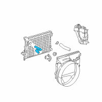 OEM 2008 Dodge Ram 3500 Hose-Radiator Inlet Diagram - 52028870AG