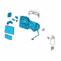 OEM 2011 Ford F-250 Super Duty Mirror Diagram - 9C3Z-17683-CA