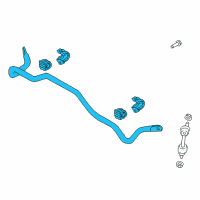 OEM 2018 Hyundai Tucson Bar Assembly-Rear Stabilizer Diagram - 55510-D3020