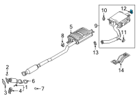 OEM Hyundai Santa Cruz HANGER Diagram - 28780-P2100