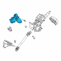 OEM Ford EcoSport Column Housing Diagram - BE8Z-3F527-B