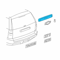 OEM 2012 Chevrolet Suburban 1500 Applique Diagram - 22777529